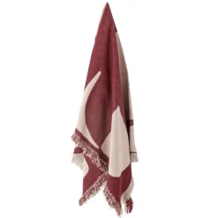 Olica Cotton Throw - Red