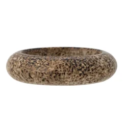 Oshin Stoneware Candle Holder - Brown