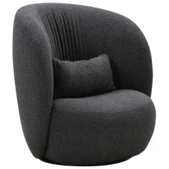 Ovata Swivel High Back Lounge Chair