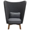 Peacock Wing Highback Chair