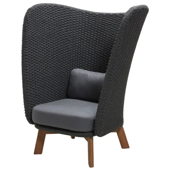 Peacock Wing Highback Chair