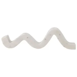 Peggy Marble Candle Holder - White