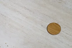 Pivot Rectangular Travertine Coffee Table