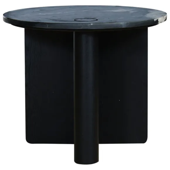Pivot Round Marble Side Table