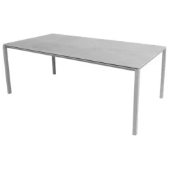 Pure Rectangular Dining Table 2000mm - Outdoor