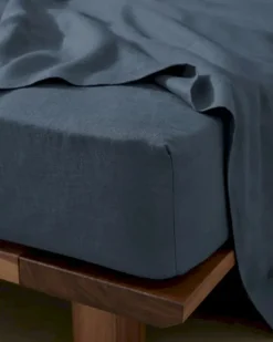 Ravello French Flax Linen Fitted Sheet