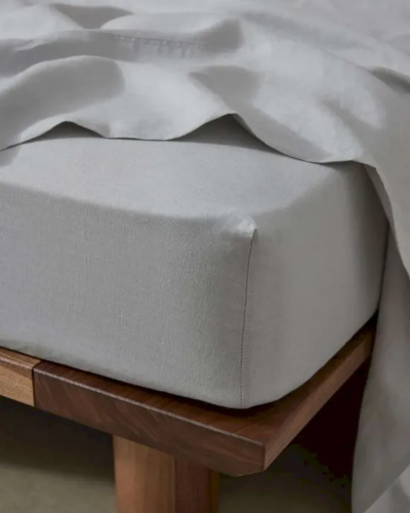 Ravello French Flax Linen Fitted Sheet