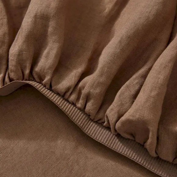 Ravello French Flax Linen Fitted Sheet