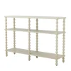 Salino Pine Console Table - White