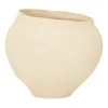 Sandia Cotton Mache Pot - Natural