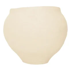 Sandia Cotton Mache Pot - Natural