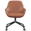 Sinum Swivel Arm Chair with Castors