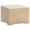 Situation Travertine Side Table