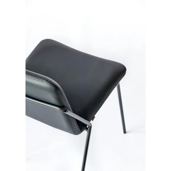 Sling Leather Dining Chair