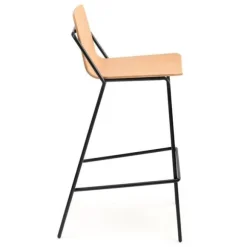 Sling Wooden Bar Stool