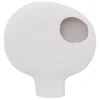 Sphere Earthenware Vase - White