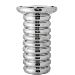 Spike Stoneware Side Table - Silver