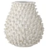 Spikey Stoneware Vase - Nature