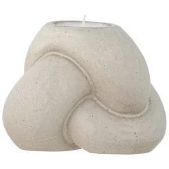 Tangle Stoneware Votive & Candle Holder - Nature