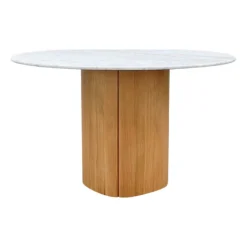 Tathra Marble Round Dining Table