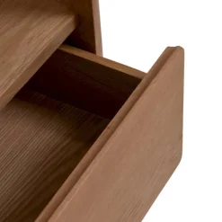 Theo Travertine Wide Bedside Table