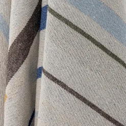 Toscana Recycled Cotton Throw - Blue