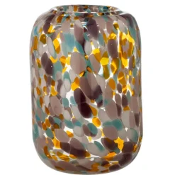 Vidia Glass Vase - Orange