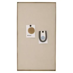 Wall Pin Board - Natural/Gold