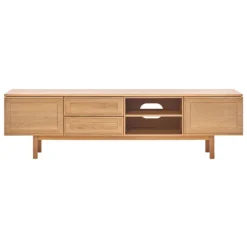 Yorke Timber TV Unit - 2 Drawers/2 Doors
