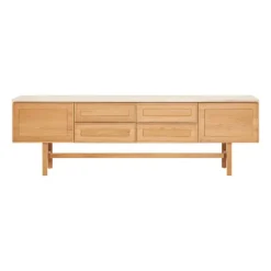 Yorke Travertine Low Sideboard
