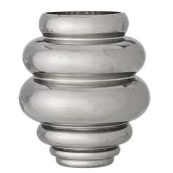 Zorya Glass Vase - Silver